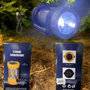 Luminary Camping Torch com 3 Funções, Solar, USB