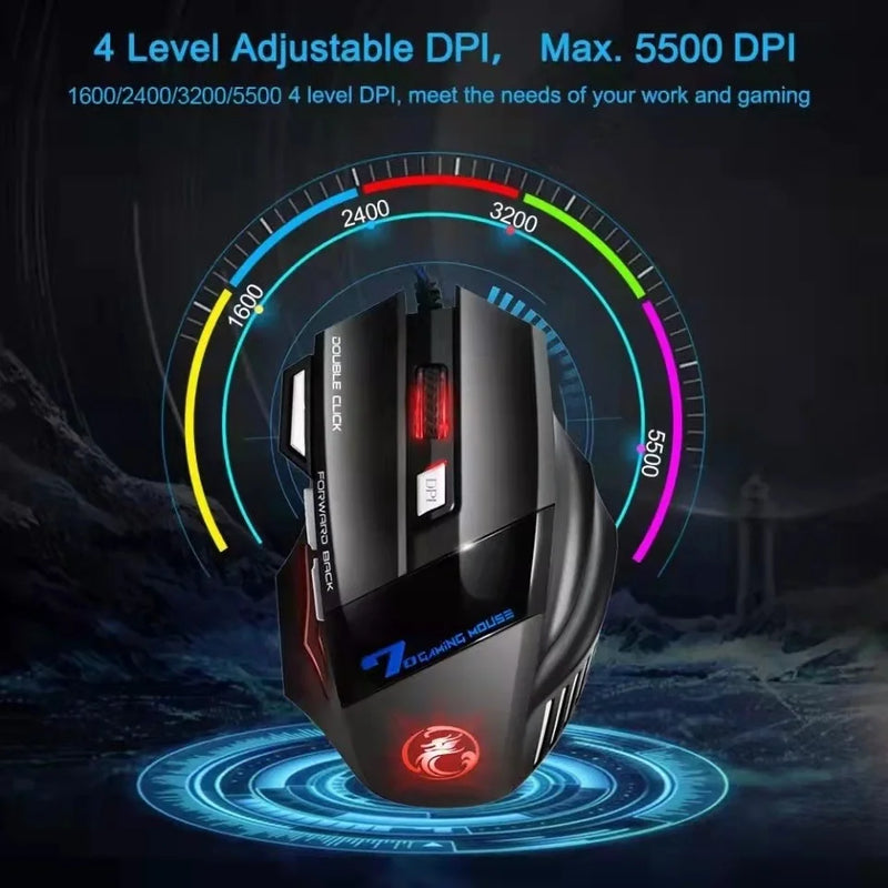 Mouse gamer X7 USB