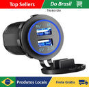 Carregador Veicular USB com 2 Portas (1.0A + 2.1A) – Carregamento Rápido para Carro | Neverdie Store