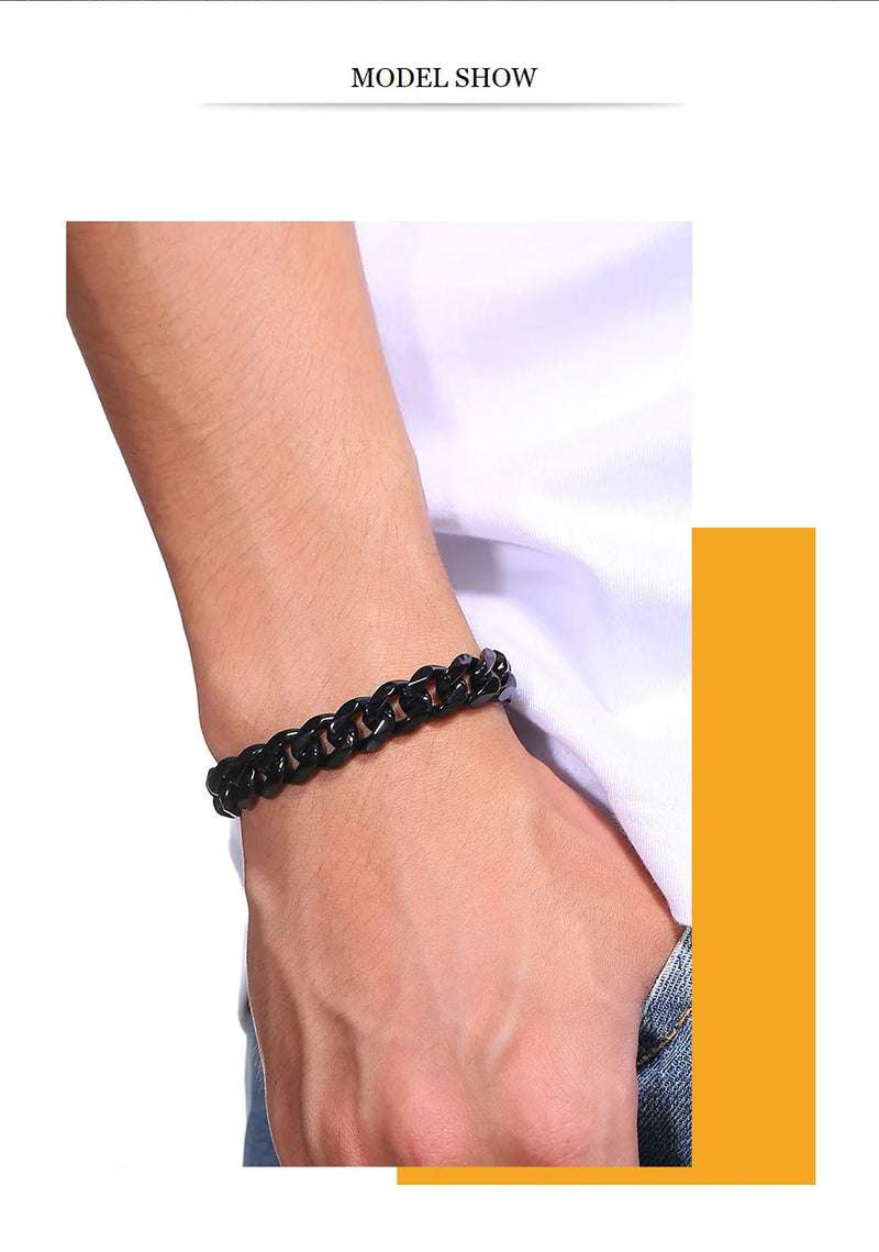 Pulseira Vnox Chunky Miami