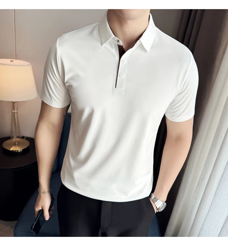 Polo Camisa Moda Versátil