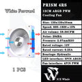 Cooler Fan 120mm ARGB Ldpcsj Prisma 4RS com Design Espelho Infinito PWM 4 Pinos