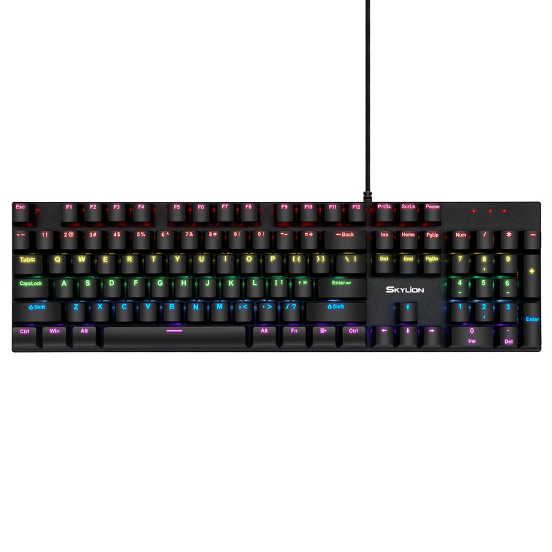 Teclado mecânico com fio SKYLION G300 28 tipos de iluminação