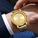 Kit com 3 Relógios Masculinos de Quartzo – Design Business Minimalista e Elegante