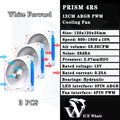 Cooler Fan 120mm ARGB Ldpcsj Prisma 4RS com Design Espelho Infinito PWM 4 Pinos