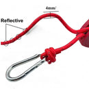 4mm barraca de acampamento reflexivo amarrar corda tensor fixação corda vento fivela polia catraca toldo corda gancho