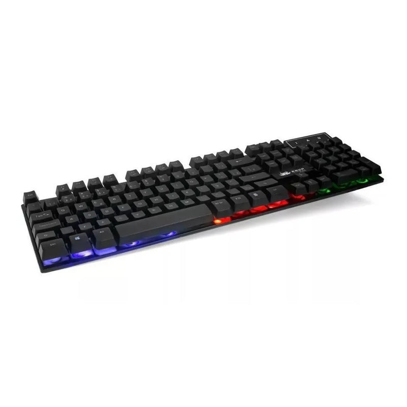 Teclado gamer de membrana com Led