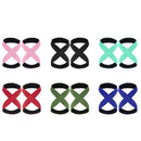 Tiras de Pulso Deadlift Figura 8 Acolchoadas (2 Peças) | Levantamento de Peso, Pull-ups e Treino de Força