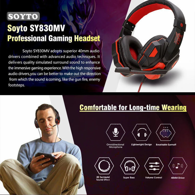 Head set gamer Gorgon