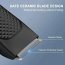 Aparador Elétrico Corporal Masculino Recarregável à Prova d’Água com Lâminas de Cerâmica