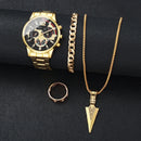 Kit com 8 Relógios Masculinos de Luxo Business – Quartzo, Moda Executiva (Sem Caixa)