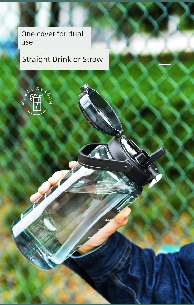 Large Capacity Men Sports Site Plastic Water Cup