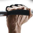 Luvas de Powerlifting para Academia | Respiráveis com Palma em Couro | Levantamento de Peso e Barra Fixa