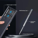 Kit de Ferramentas de Precisão 25 em 1 - Pontas Magnéticas