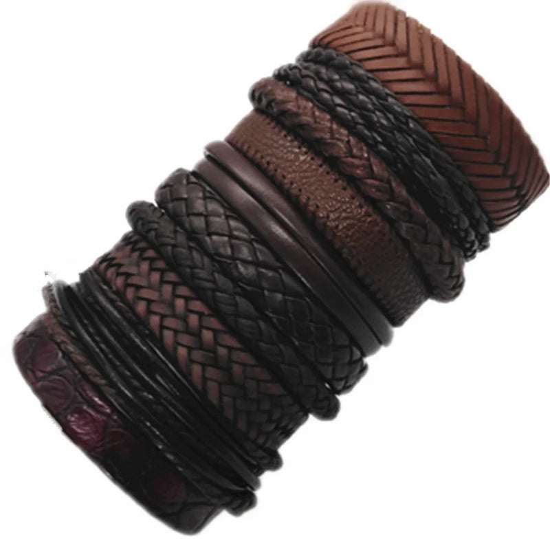 Conjunto de pulseiras Rusticas