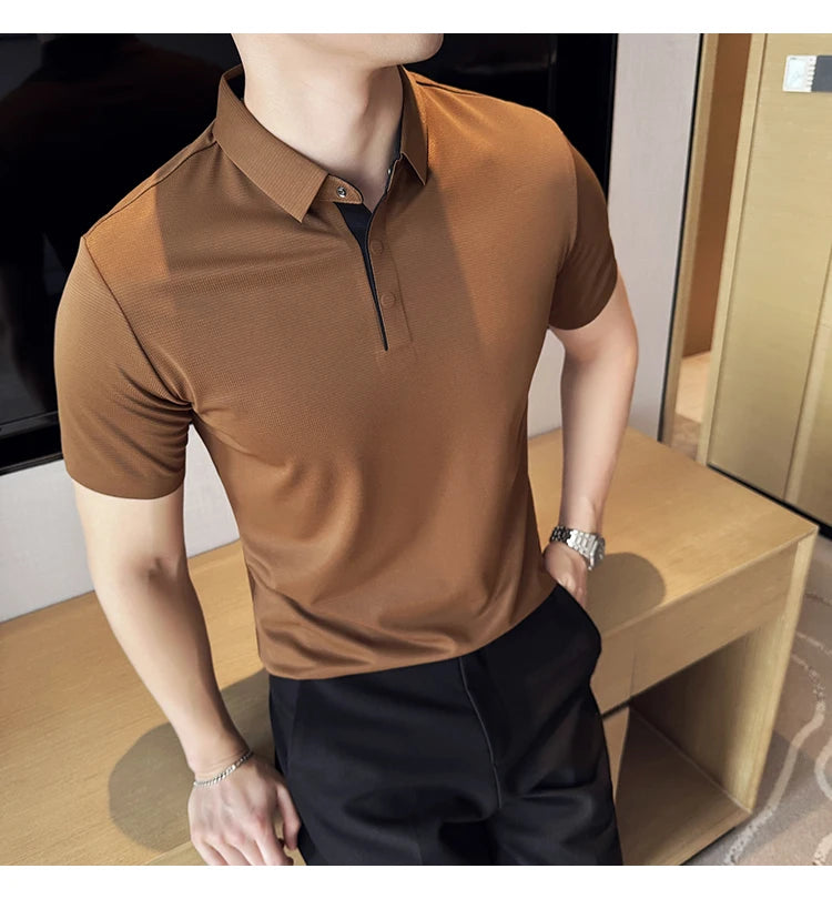 Polo Camisa Moda Versátil