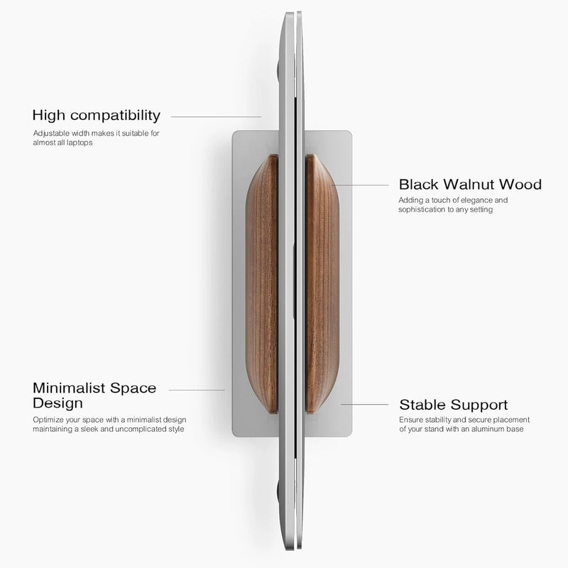 Suporte vertical de laptop para mesa 🧑‍🚀